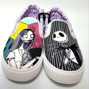 NWT Disney's Nightmare Before Christmas Slip-On Sneakers